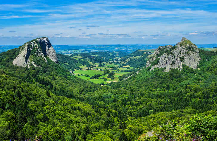 Campsites in Auvergne, France