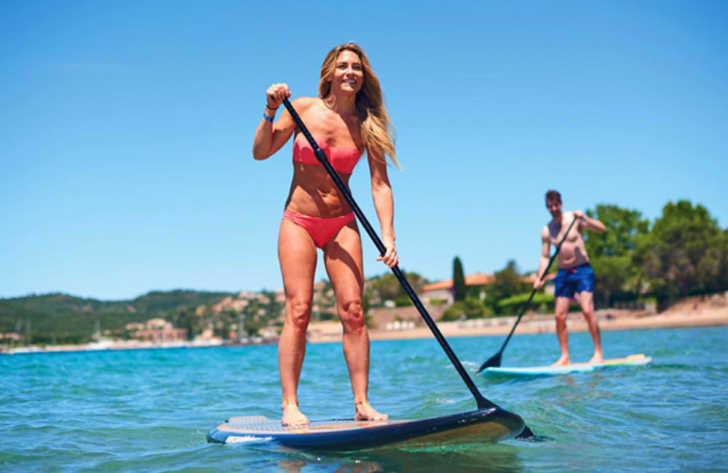 Camping Cote Mer Beach Paddle Boarding