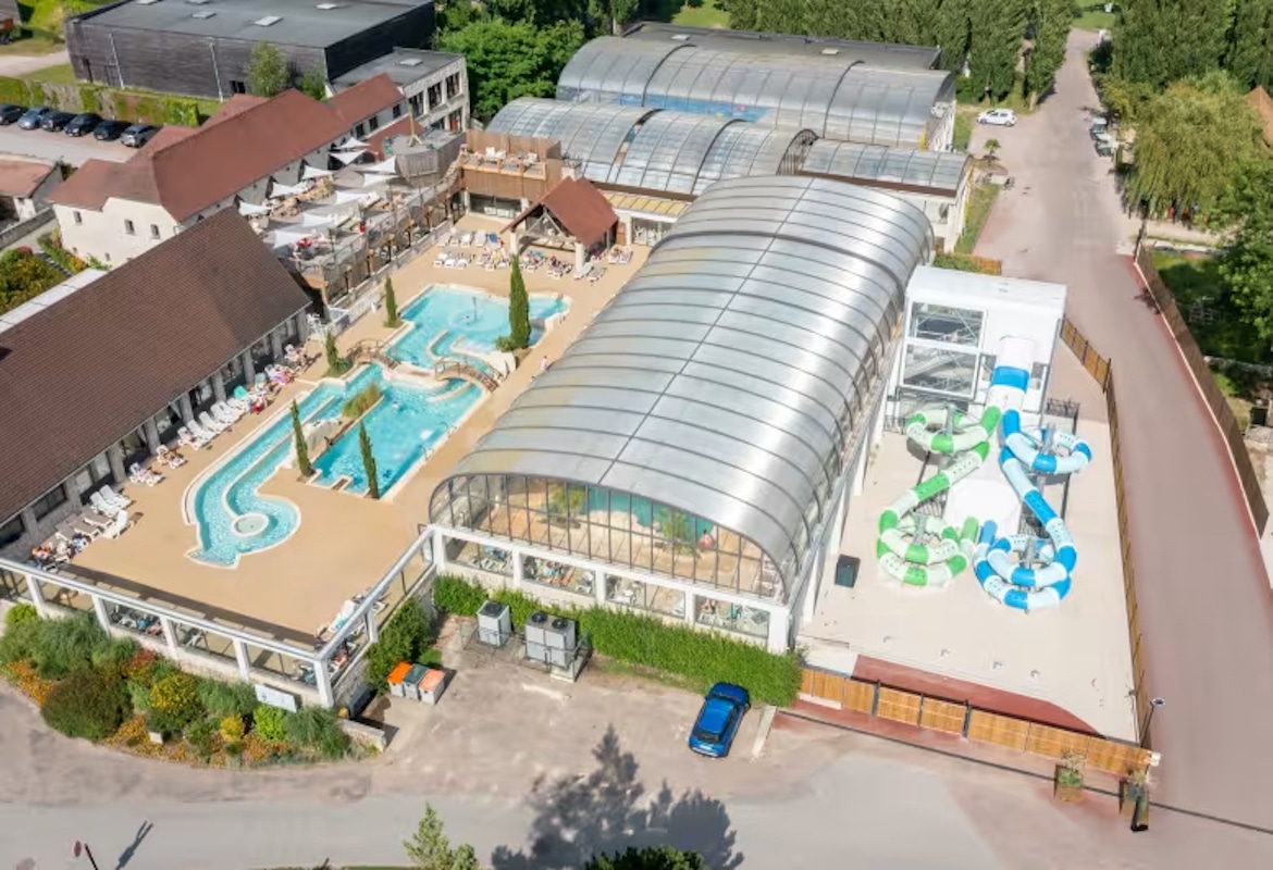 La Croix du Vieux Pont Swimming Pool area with slides
