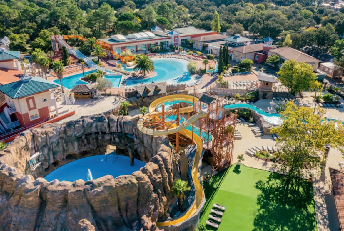 French campsite Sylvamar water slides
